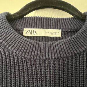 Navy blue Zara sweater
